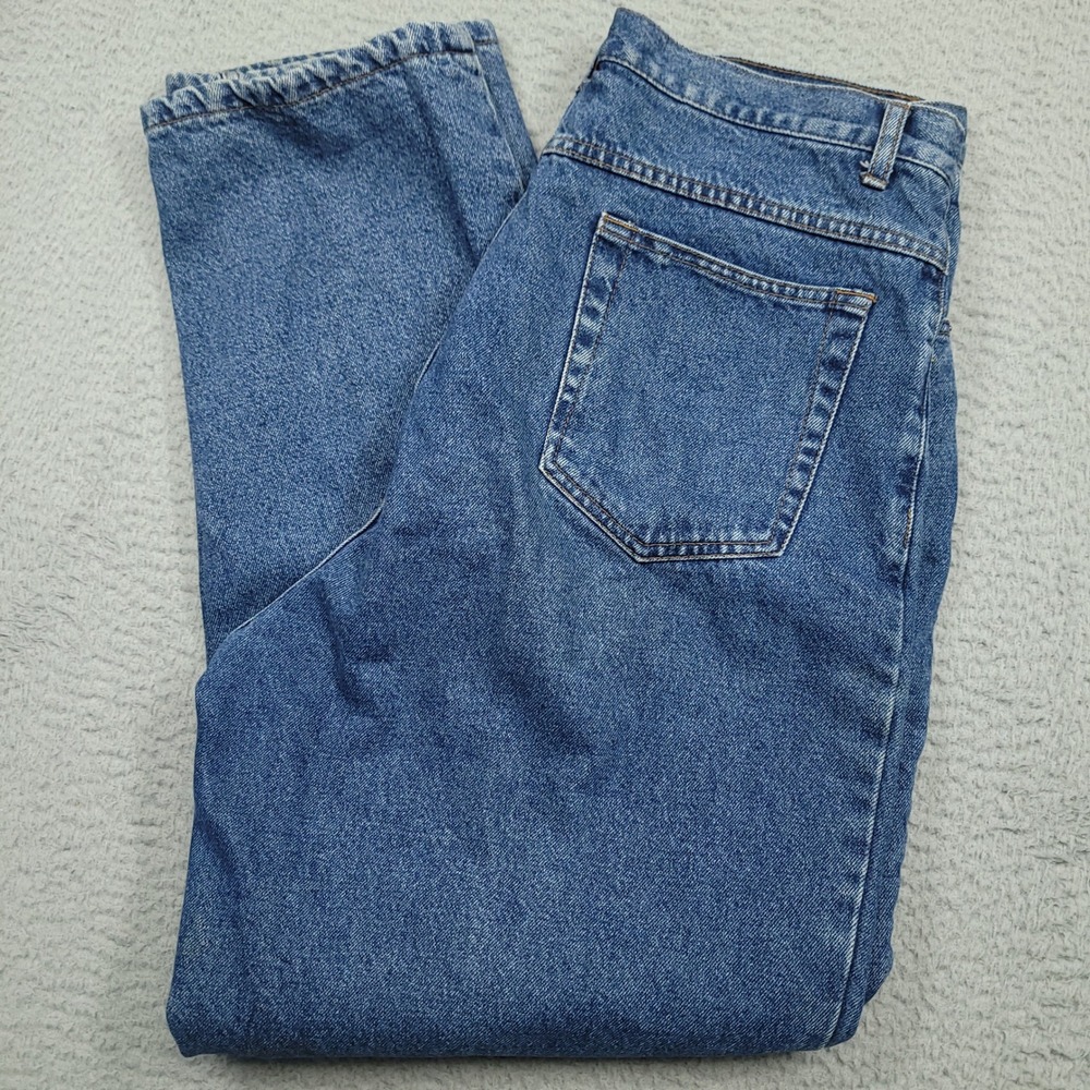 Burry Lane Womens 16‎ Jeans Blue Flannel Lined Denim High Rise Casual